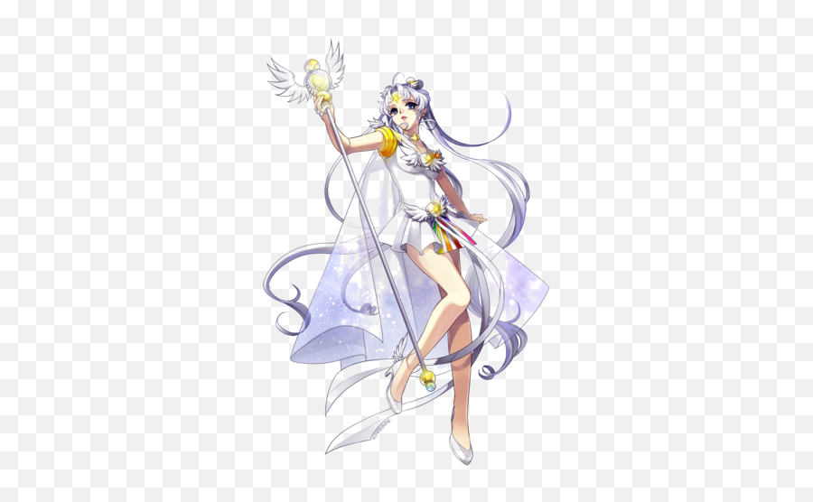 Sailor Cosmos - Sailor Moon Suit White Emoji,Sailor Moon Time Doesnt Matter For Emotions