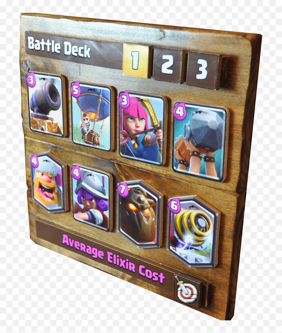 Real Battle Deck - Clash Royale Deck In Real Life Emoji,Clash Royale What Does The Crown Emoticon Mean