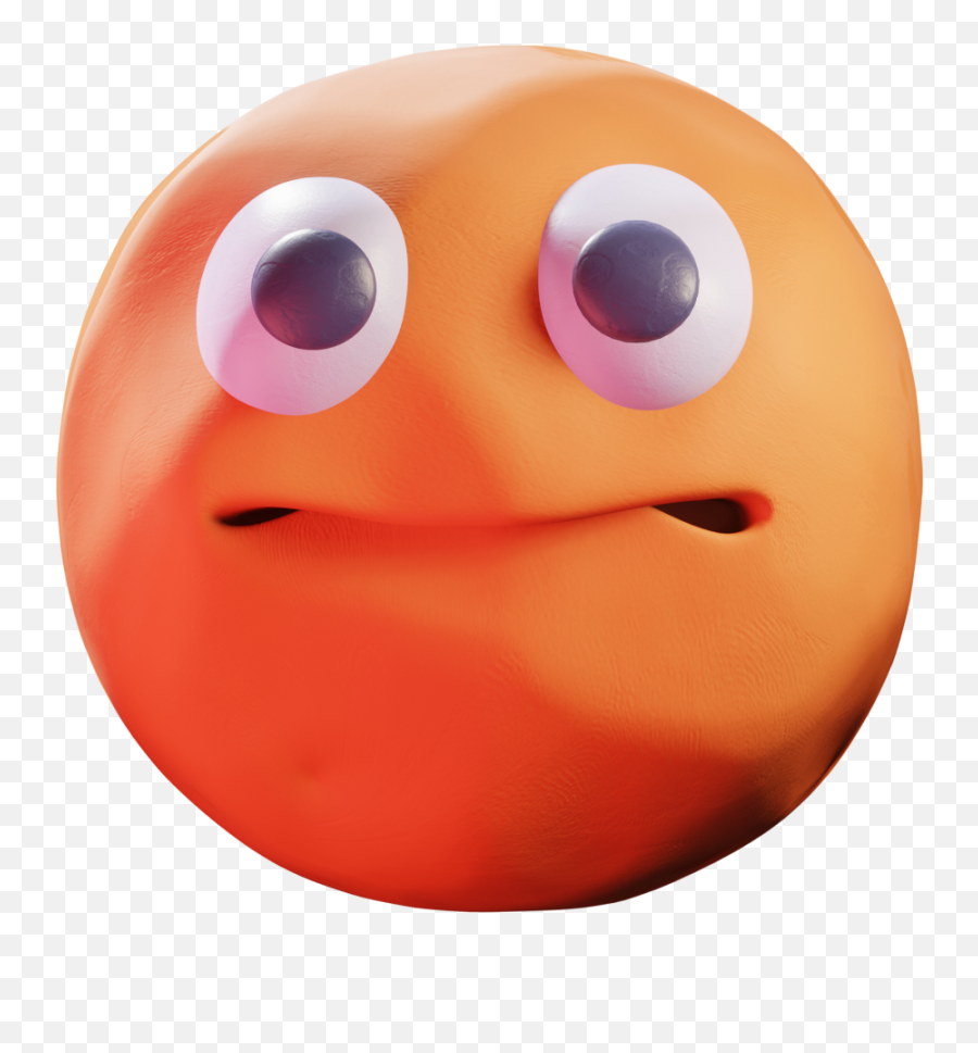 Orange Clay Blobs - Album On Imgur Happy Emoji,Moving Japanese Text Emoticons