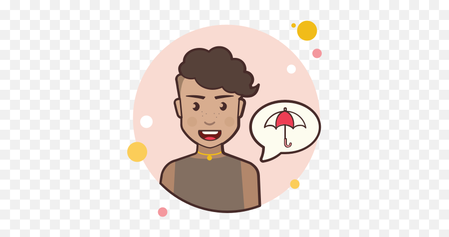 Umbrella Lady Icon - Girl With Coffee Cup Png Emoji,Umbrella Emoji 3d