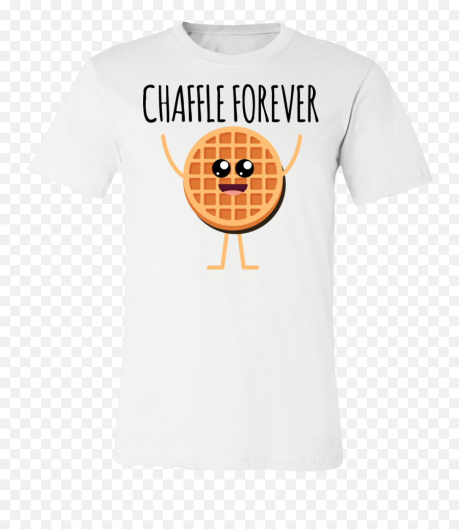 Chaffle Forever - Black Text Unisex Shirt Unisex Emoji,Forever Emoticon