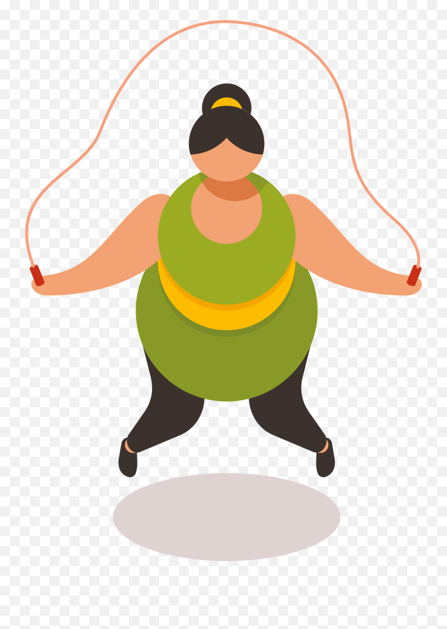 Woman Working Out Clipart - Exercising Woman Clipart Png Emoji,Image Woman Working Out On Treadmill Emoticon