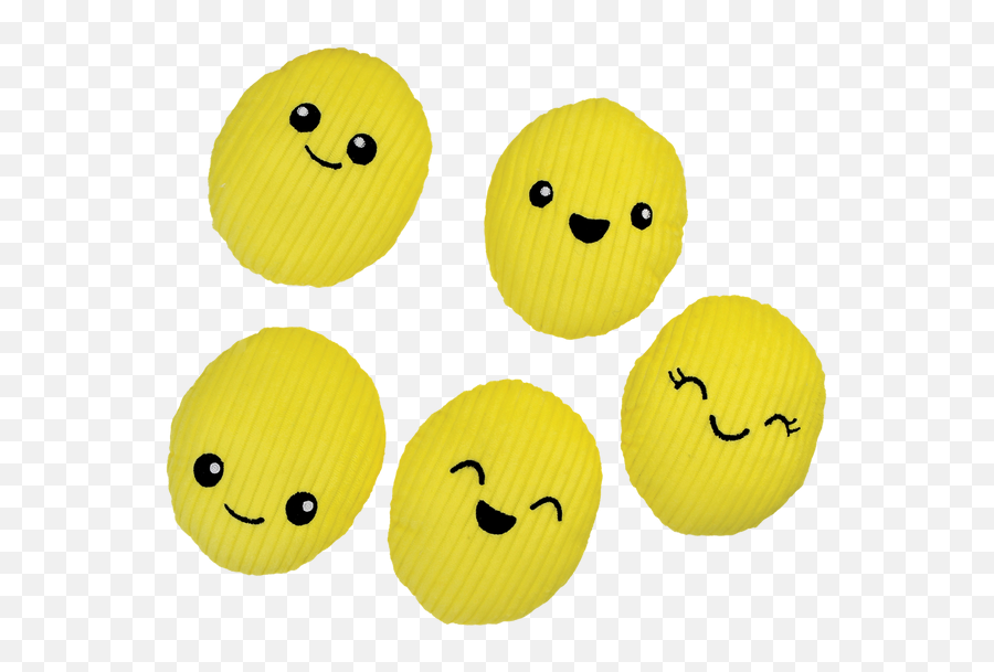 Potato Chips Fleece Pillow - Happy Emoji,Attractive Soft Emoticon Pillow
