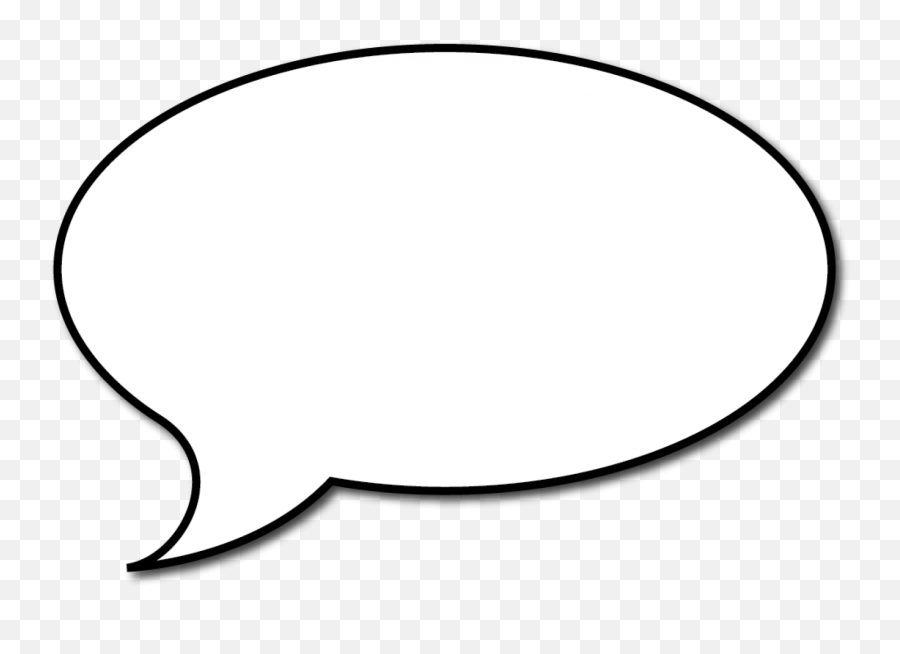 Speech Bubble Png White Paint - Speaking Bubble Cartoon White Png Emoji,Single Emojis Thought Bubble