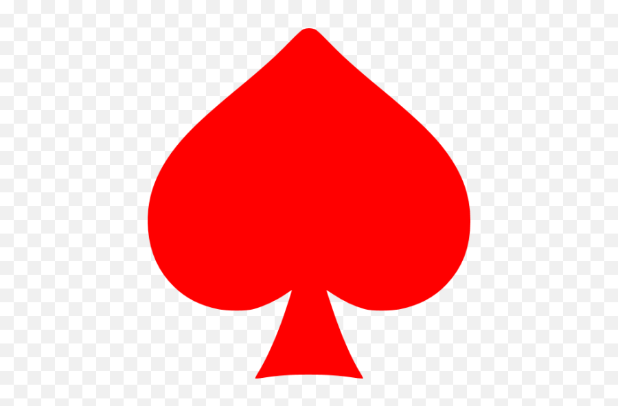 Red Spades Icon - Dot Emoji,Clubs Hearts Diamondsspades Emoticons