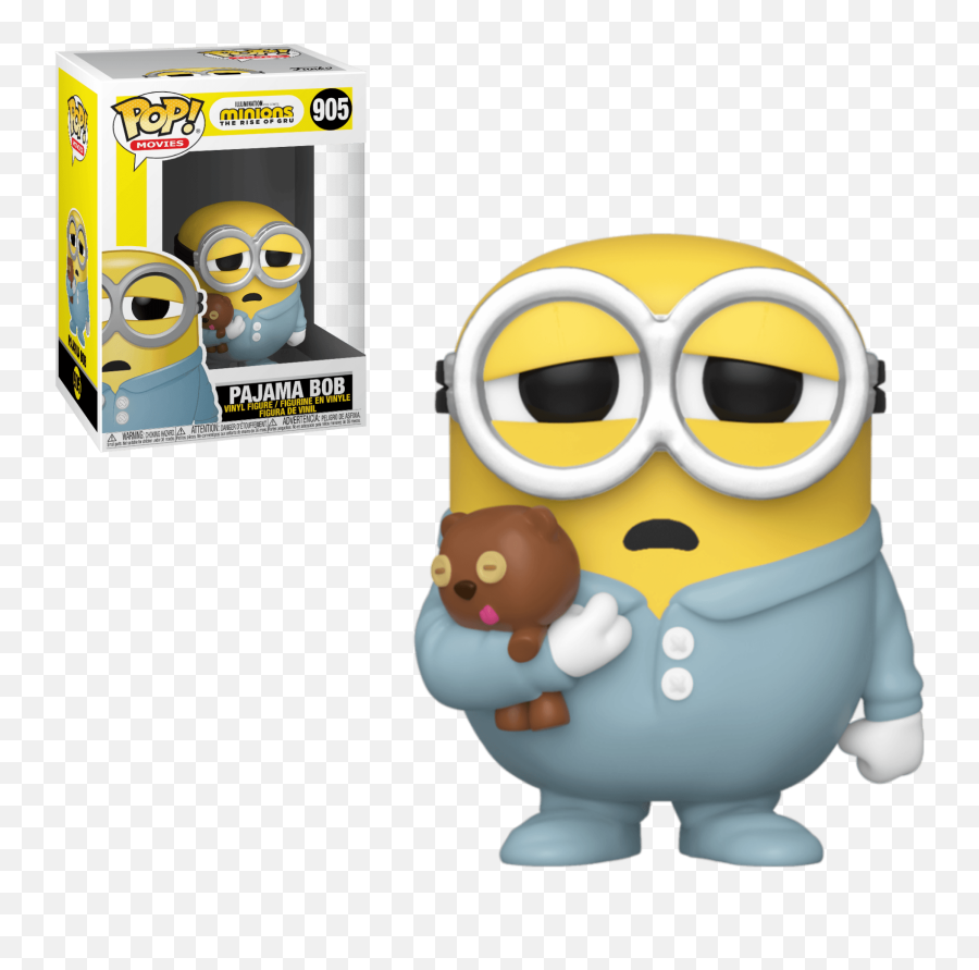 Pop Movies - Minions The Rise Of Gru 905 Pajama Bob Pajama Bob Funko Pop Emoji,Facebook Cthulhu Emoticon