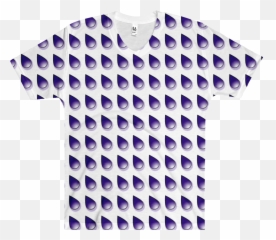 Tops Alan Stern Photography - Short Sleeve Emoji,Raindrops Eggplant Emoji