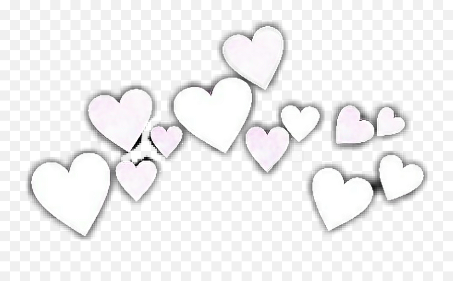White Heart Png Transparent - White Heart Crown Png Png White Heart Crown Black Background Emoji,Black And White Crown Emoji