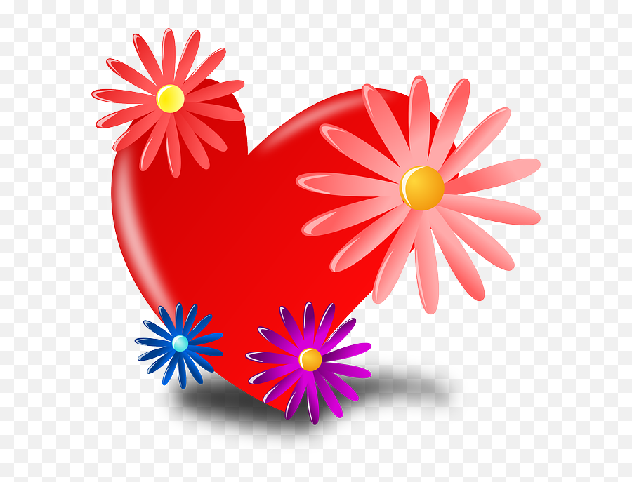 Heart Flowers Red Mothers Day Icon - Click Art Free Mothers Day Emoji,Mother's Day Emoji