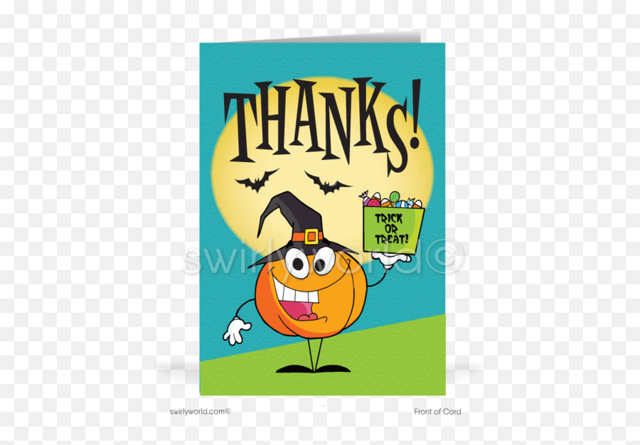 Funny Pumpkin Humorous Business Halloween Cards For Customers Emoji,Haloween Vampire Emoticon