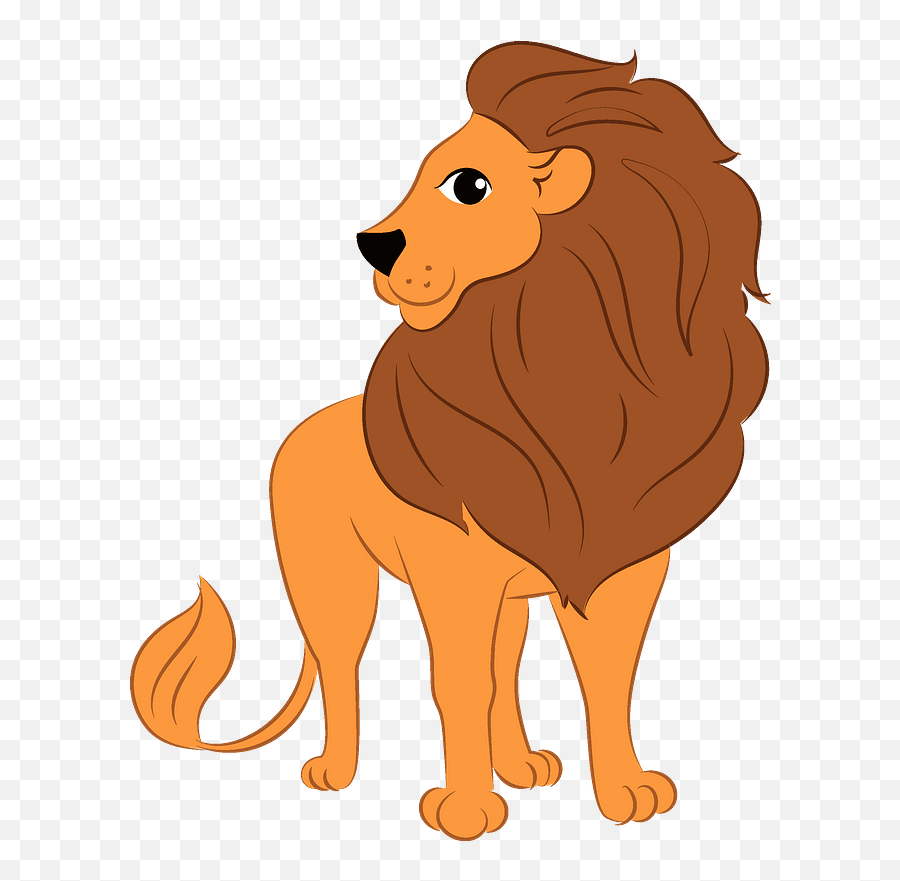 Lion Clipart Free Download Transparent Png Creazilla - Lion Clipart Png Emoji,Lion Emoji Png