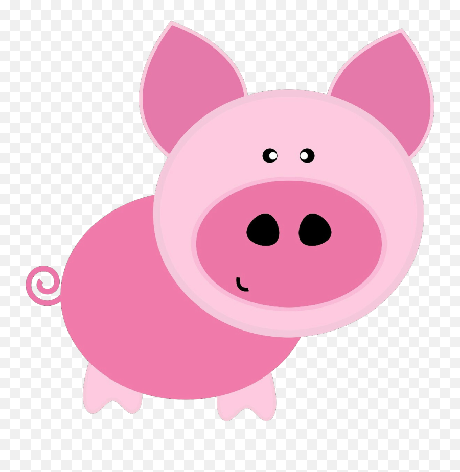 Domestic Pig Stencil Paper Suidae - Png Download 24002357 Emoji,Piggy Emoticon Facebook