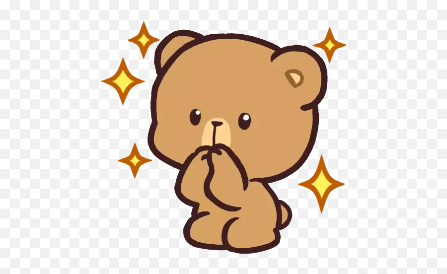 Mocha Bear Stickers - Live Wa Stickers Emoji,Buenos Días Emojis