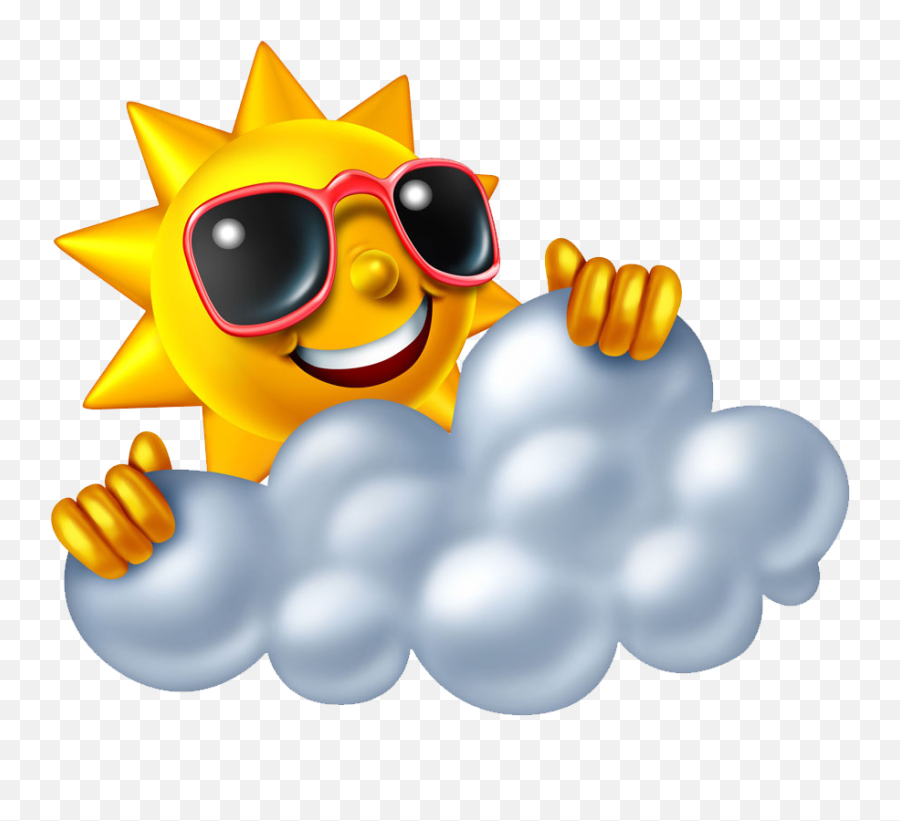 Download Summer Clouds Sun Photography Illustration Royalty Emoji,Clouds Emoticon