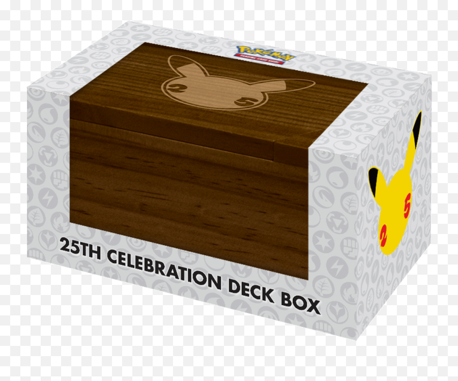 Ultra Pro Pokémon - 25th Anniversary U0027wooden Finishu0027 Deck Emoji,Pokemon Emoticons In A Tweet