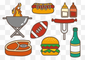 Free Barbeque Food Cliparts Download Free Clip Art Free - Transparent Bbq Food Clipart Emoji,Barbecue Emoji