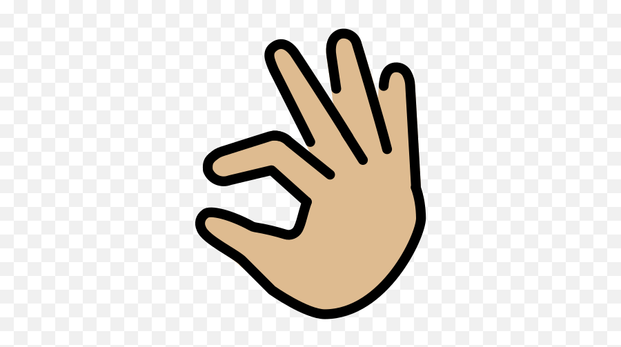 Pinching Hand With Medium - Light Skin Tone Emoji,Brownheart Emoji