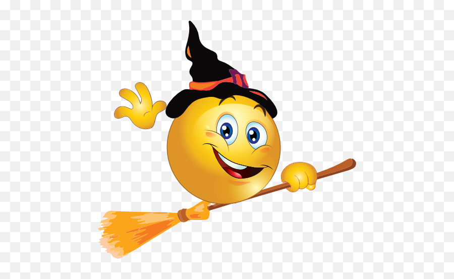 Pin - Smiley Halloween Emoji,Witch Emoji