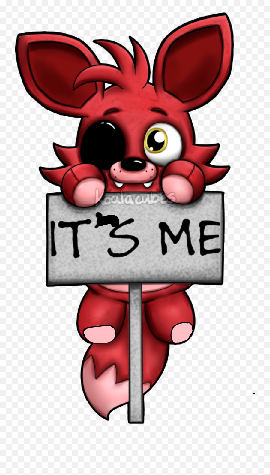 Itsme Fnaf Foxy Sticker By Ciyahperry - Fnaf Foxy Its Me Emoji,Foxy Emoji