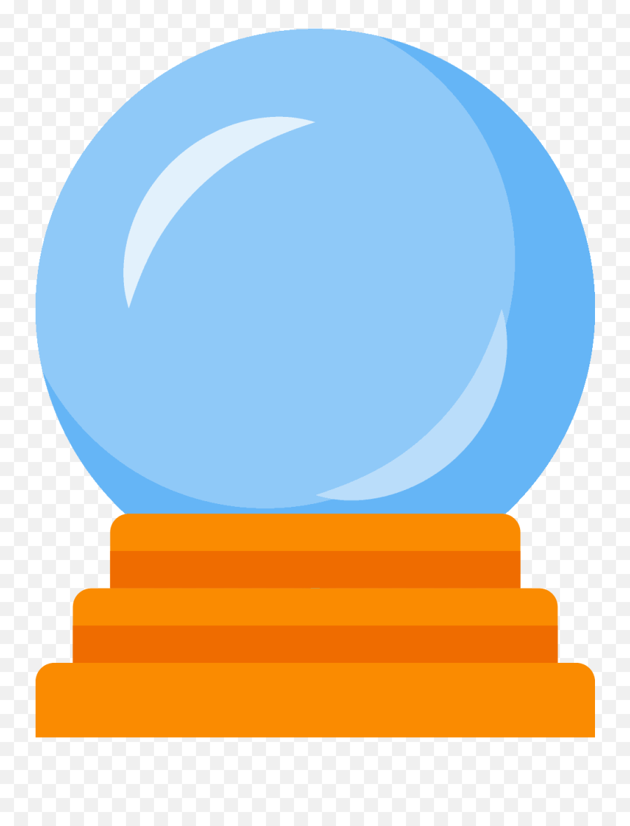 Crystal Ball Icon - Crystal Ball Clipart Full Size Clipart Prediction Crystal Ball Clip Art Emoji,Fortune Teller Emoji