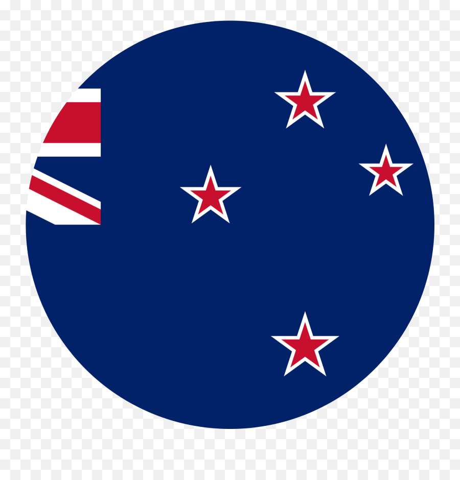 New Zealand Flag Emoji - New Zealand Country Icon,Blue Star Emoji