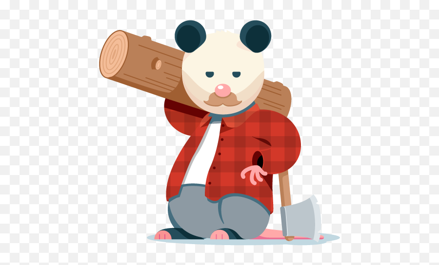 Awesome Possum By Everystudio - Happy Emoji,Possum Emoji