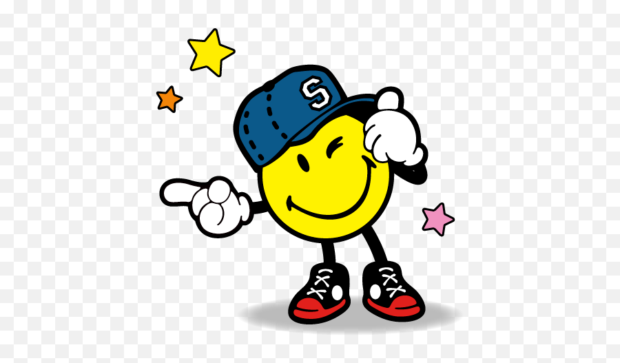 Meet The Smileys - Happy Emoji,Bashful Japanese Emoticon