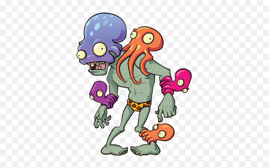 Ocean Octopus Zombieboy Space Sticker By Proomo - Zombistein Plants Vs Zombies 2 Emoji,Cave Man Emoji