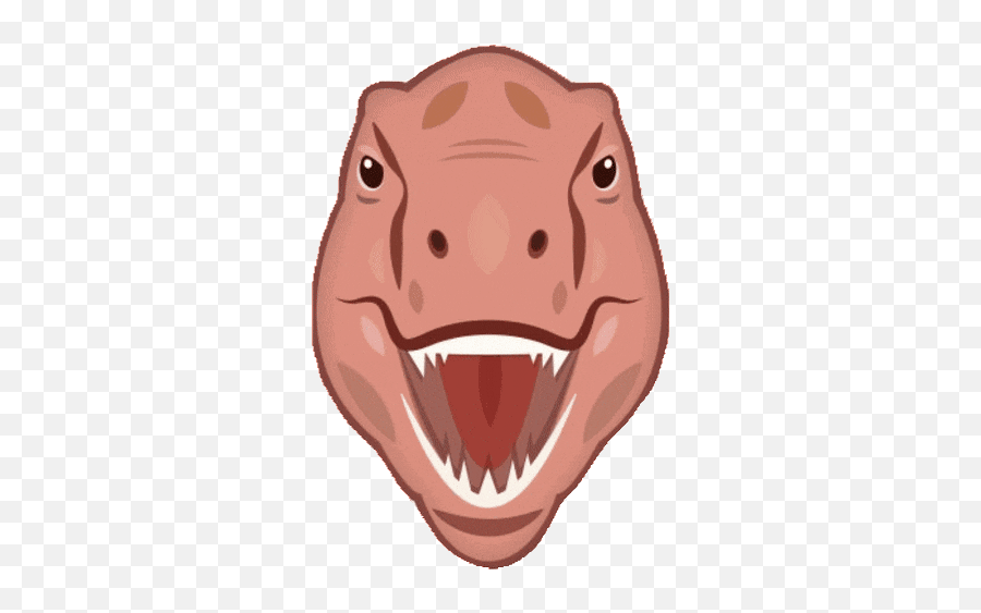 Everybody Walk The Dinosaur Stickers - Dinosaur Emoji Face,Dinosaur In Emojis Android