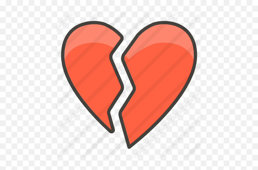 Broken Heart - Free Shapes Icons Broken Heart Emoji Png High Resolution,Heartbreak Emoji
