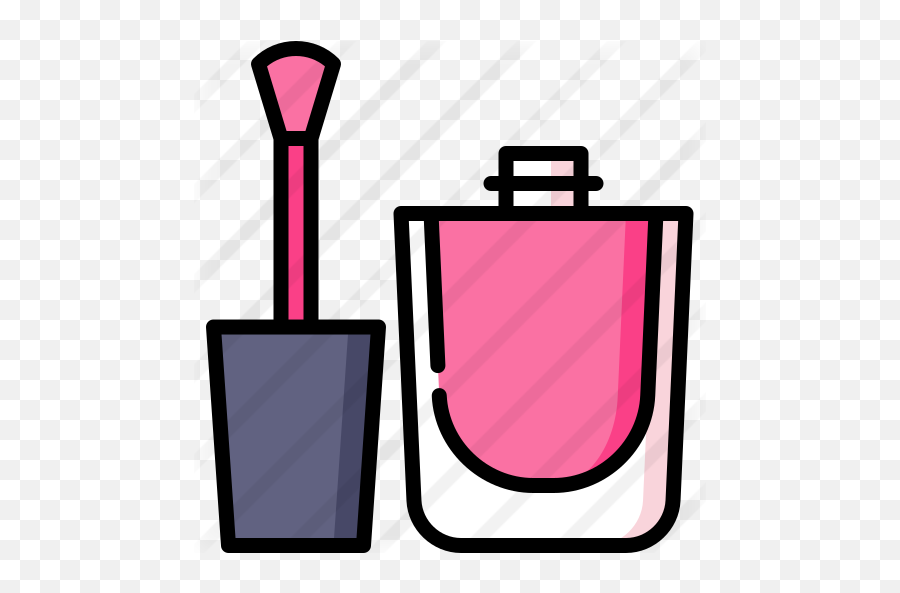 Nail Polish - Household Supply Emoji,Vector Polishing Nail Emoticon Shape