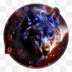 Aurora Wild Wolf Keyboard - Wolf Emoji,Pictures Of Samart Emojis
