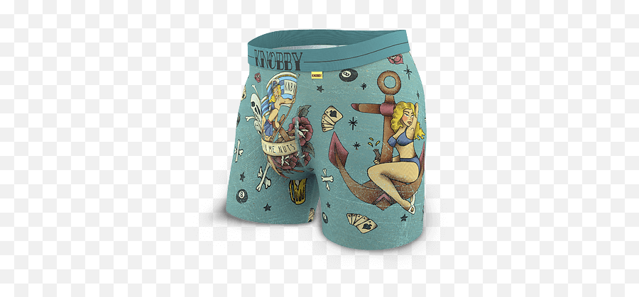 Mens Underwear Delivered Monthly - Knobby Underwear Knobby Pin Up Emoji,Emoji The Iconic Brand Boxer Briefs