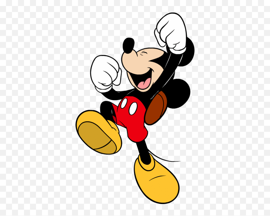 Animated Heroes - Happy Mickey Mouse Clipart Emoji,Emotions Mickey