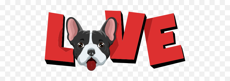 French Bulldog - Language Emoji,Bulldog Emojis