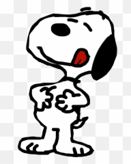 Snoopy Yum Tummy Sticker - Dot Emoji,Tummy Is Full Emoji