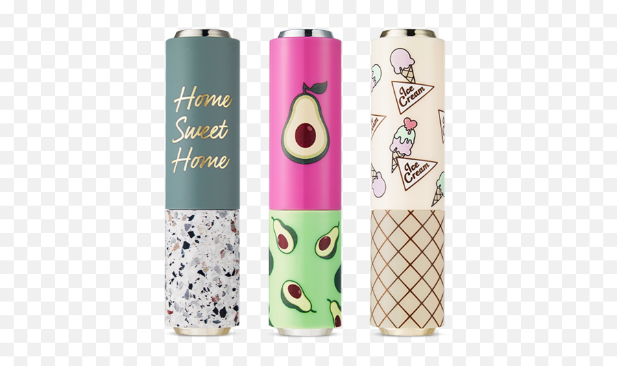 Etude House Dear My Glass Tiniting Lips - Talk Case 21 Design Cylinder Emoji,In A Glass Case Of Emotion