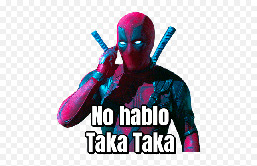 Memes Make Your Own Stickers - Deadpool Emoji,What Is With Mexicans With The Emoticon 