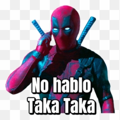 Memes Make Your Own Stickers - Deadpool Emoji,What Is With Mexicans With The Emoticon 