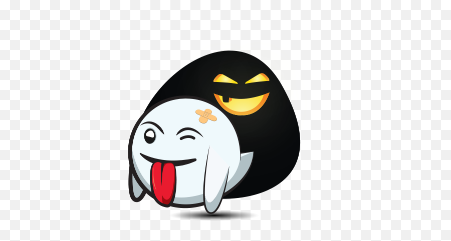 Cute Halloween Ghost - Sticker Pack For Imessage By Hanh Nguyen Fictional Character Emoji,Halloween Ghost Emoticon