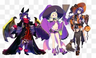 Robins Halloween Trick Or Treat - Myrrh Feh Emoji,Cute Little Anime Girl With Purple Hair And Scarf No Emotions