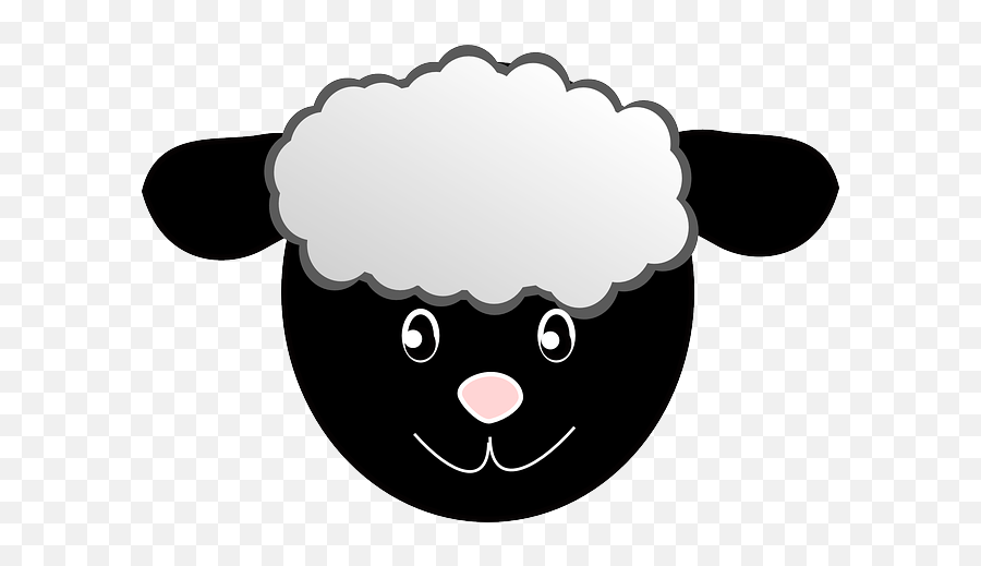 Sheep Head Happy - Sheep Head Clipart Emoji,Emotions Mask Templates