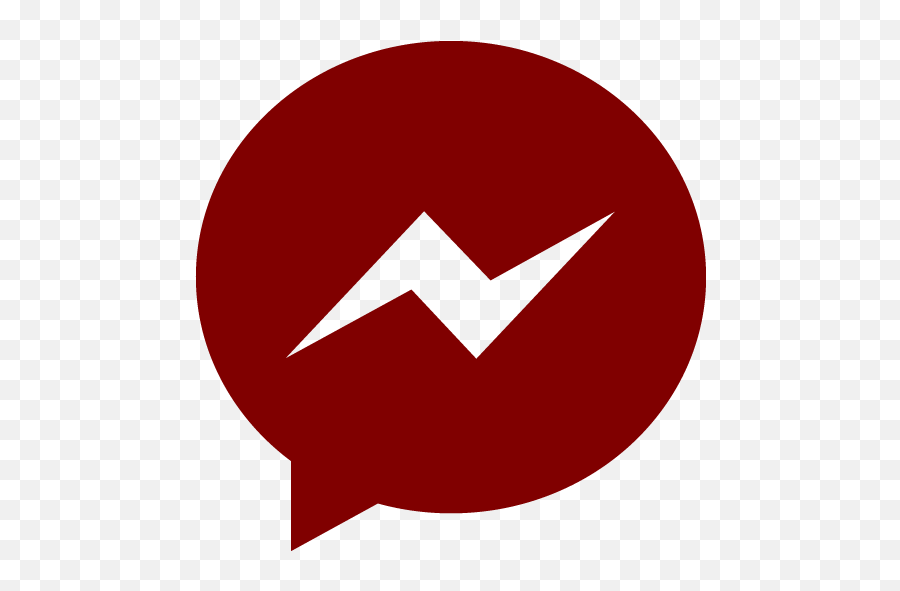 Maroon Messenger Icon - Free Maroon Social Icons Messenger Emoji,How To Get Rid Of Emojis On Facebook And Messenger