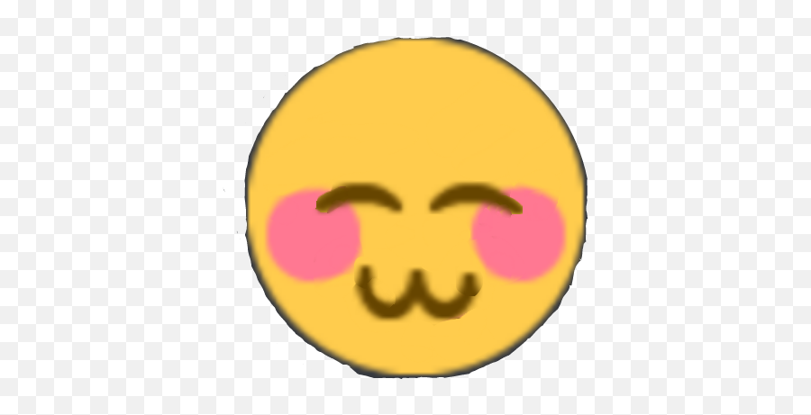 Uwu I Think This Is Fitting As My First Post Here I Made - Happy Emoji,U W U Emoticon