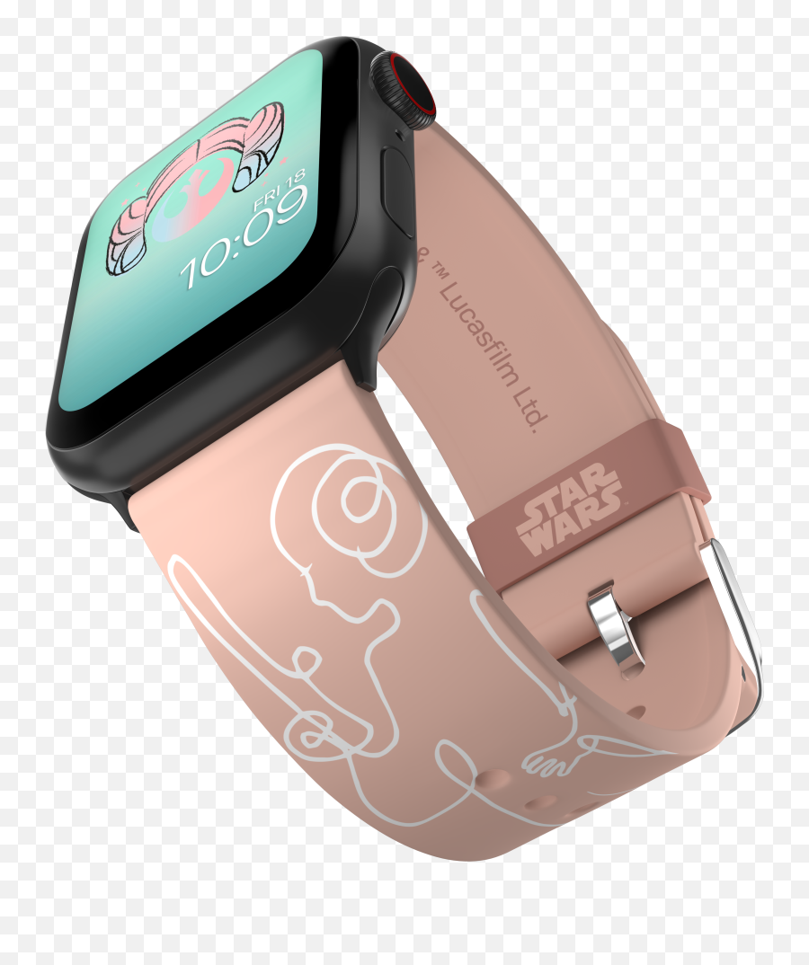 Star Wars Leia Organa Smartwatch Band - Apple Watch Armband Star Wars Leia Emoji,Led Watch With Emojis On It For Girls