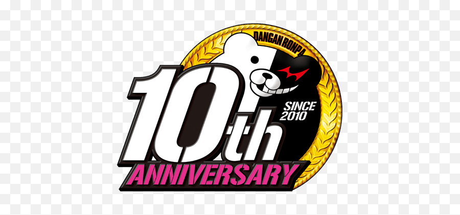 Danganronpau0027s 10th Anniversary Is Kicking Off This May - 10 Th Anniversary Logo Emoji,Japanese Emoticon Monokuma