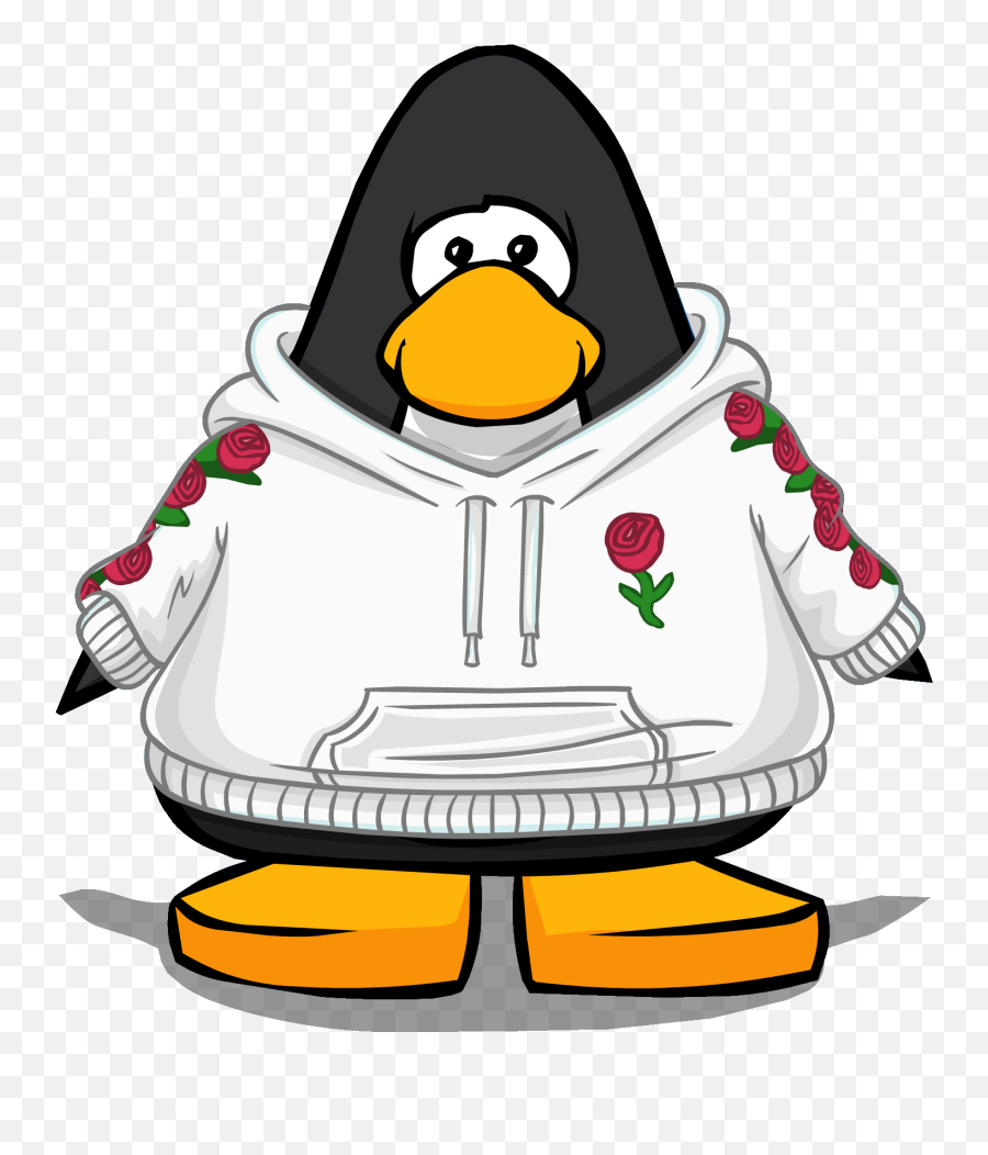 White Flower Hoodie Club Penguin Online Wiki Fandom - Club Penguin Penguin Emoji,Oasis Emojis Cpps