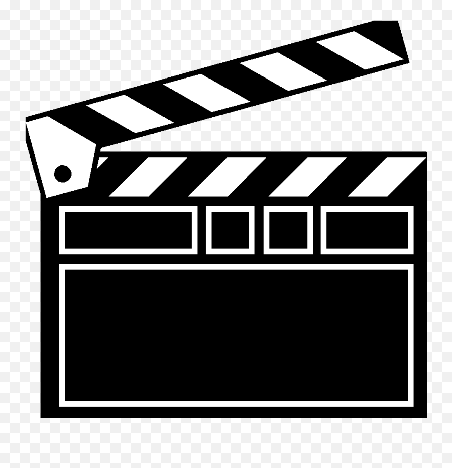 Movie Clapboard Drawing Free Image Download - Hollywood Clipart Emoji,Black From The Emotions Movie