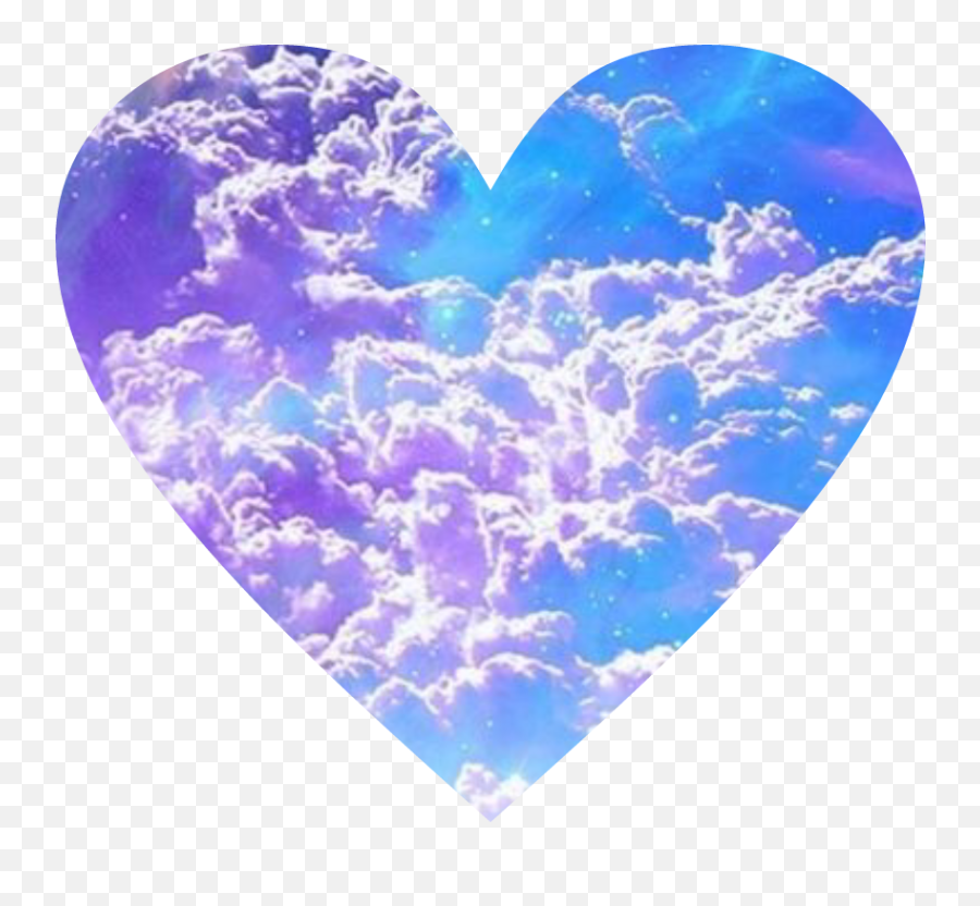 Love Magic Magical Cloud Pink Purple - Transparent Love Purple Heart Emoji,Heart In Cloud Emoji