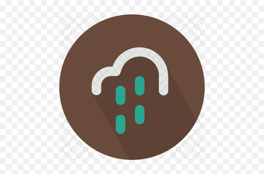 Free Rainy Cloud Flat Icon - Available In Svg Png Eps Ai Emoji,Smiley Emoticon Under Rain Cloud
